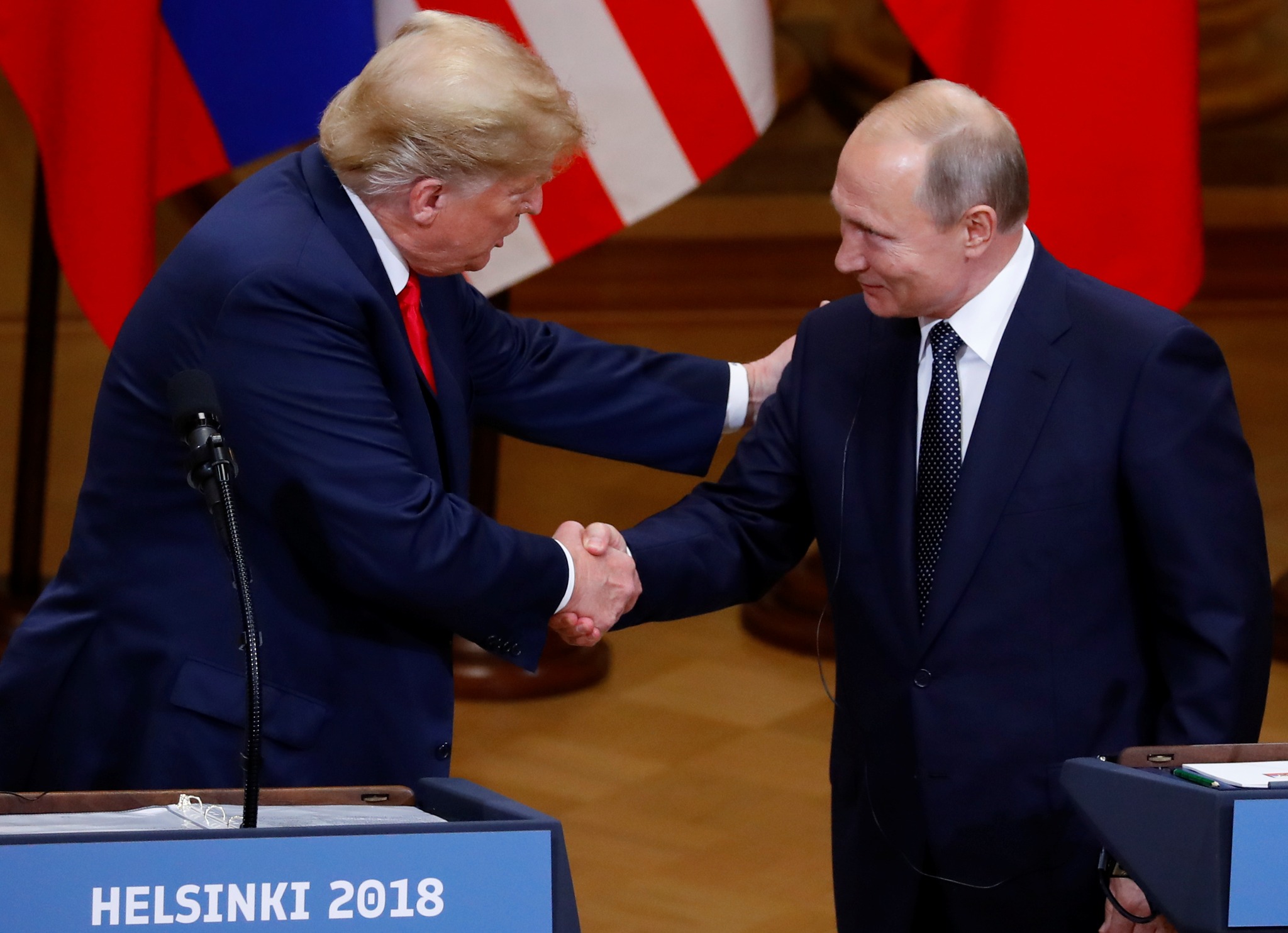 Дональд Трамп и Владимир Путин  – иллюстративное фото из открытых источников